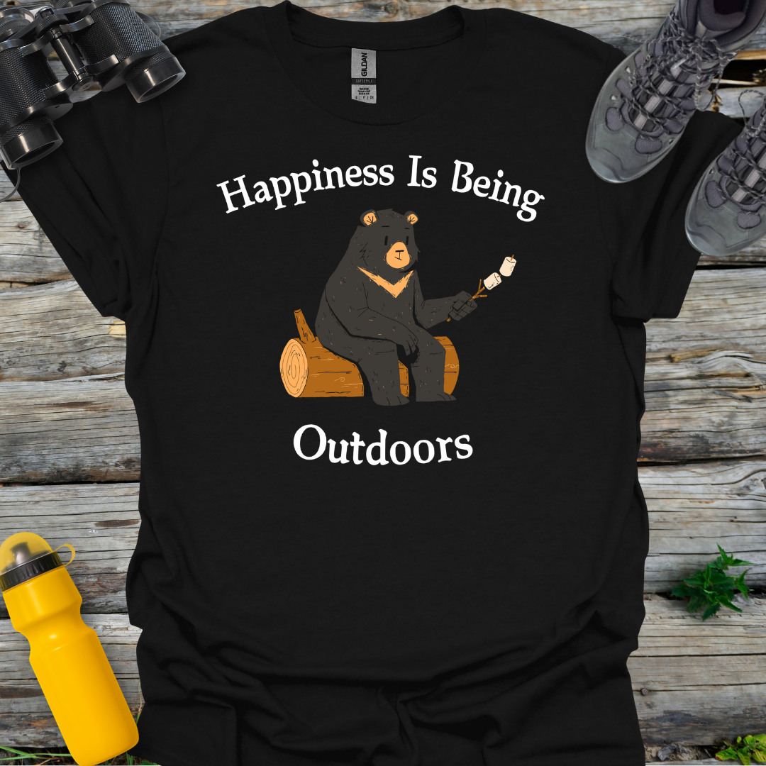 Happiness is Being Outdoors T-Shirt