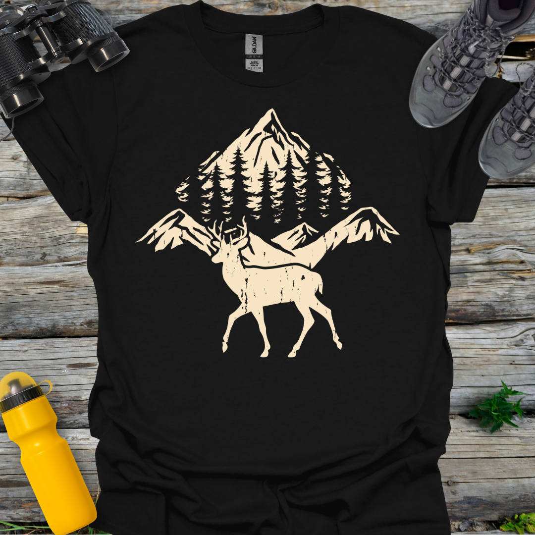 Deer and Mountains T-Shirt