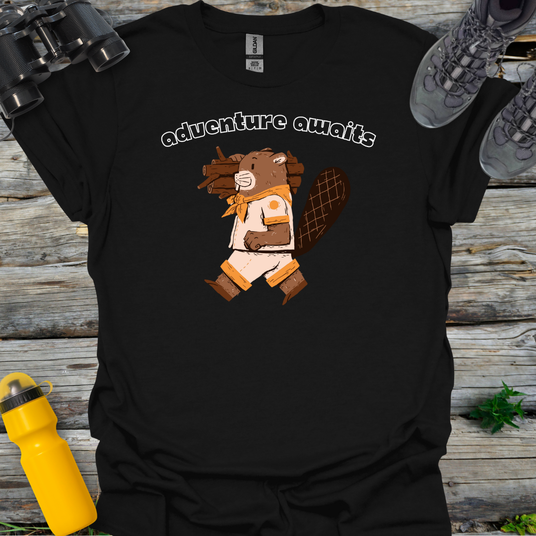 Adventure Awaits Beaver T-Shirt