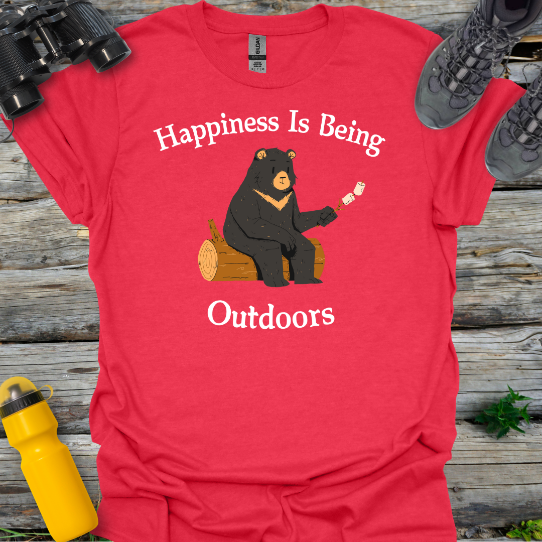 Happiness is Being Outdoors T-Shirt