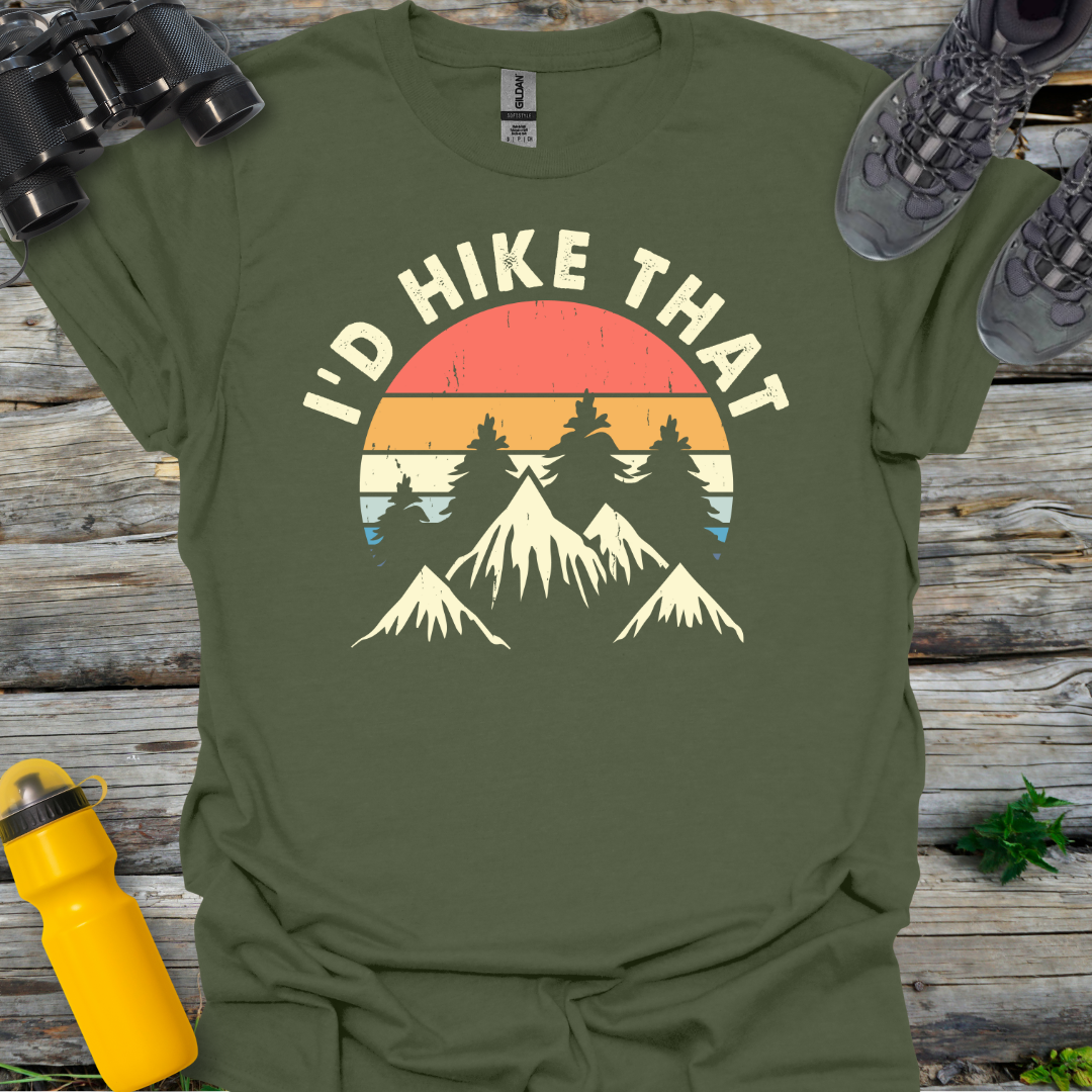 Circle I'd Hike That T-Shirt