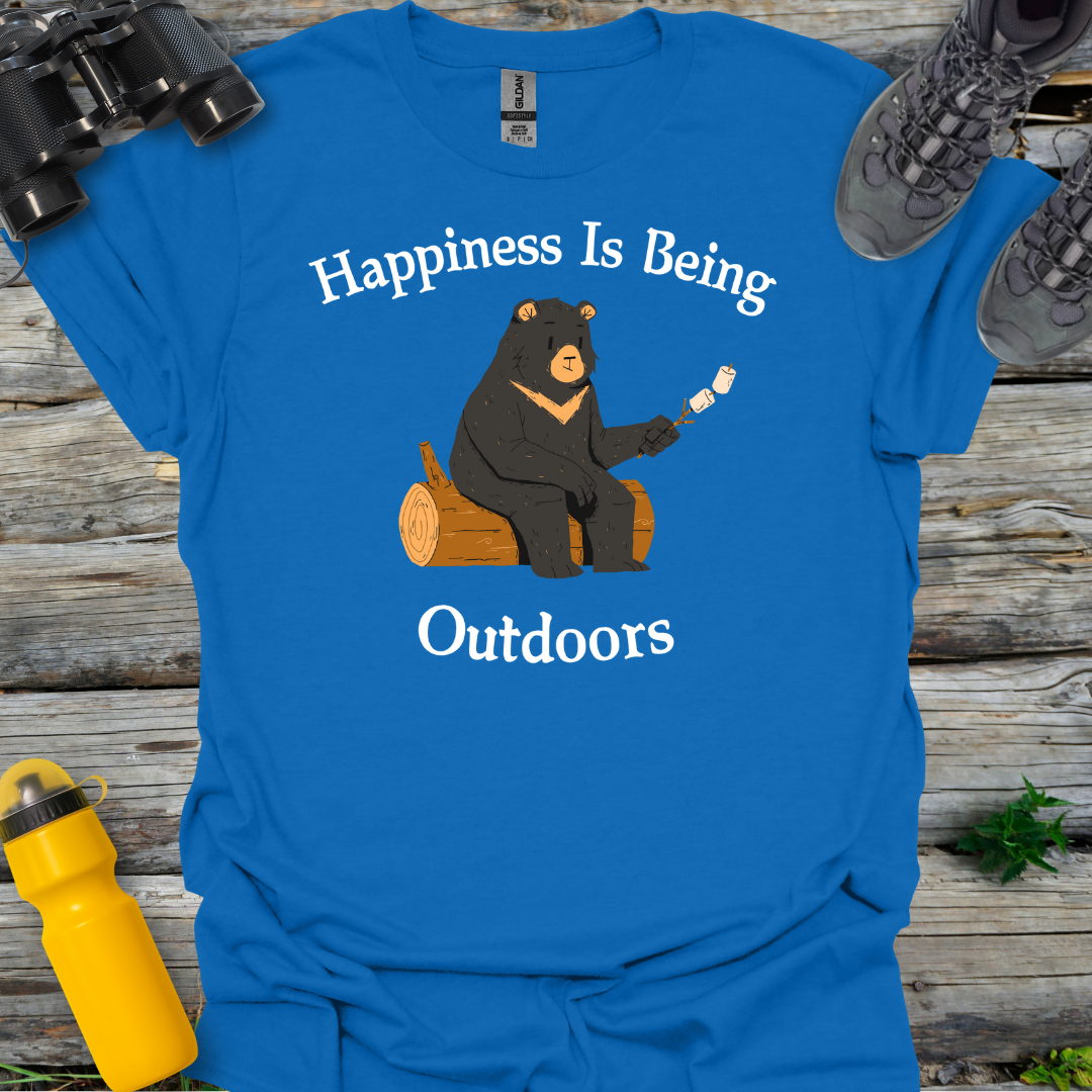 Happiness is Being Outdoors T-Shirt