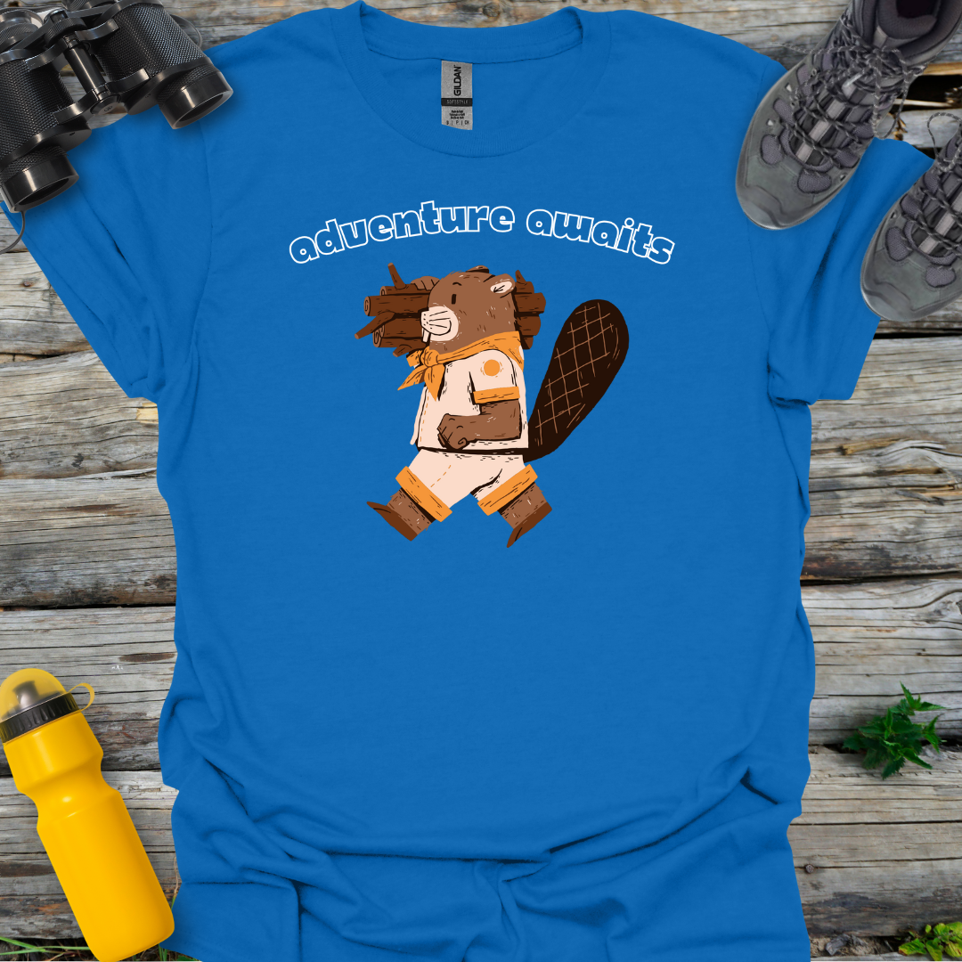 Adventure Awaits Beaver T-Shirt