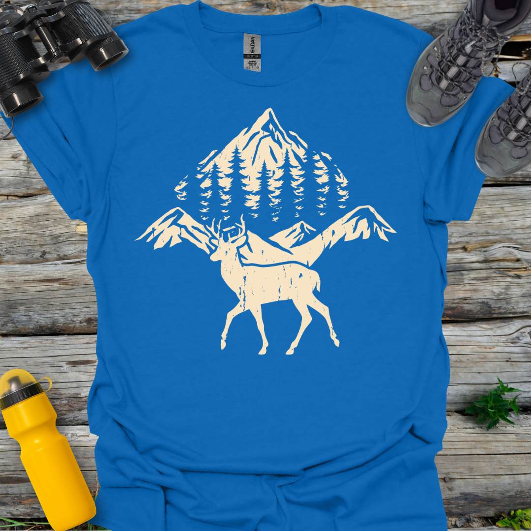 Deer and Mountains T-Shirt