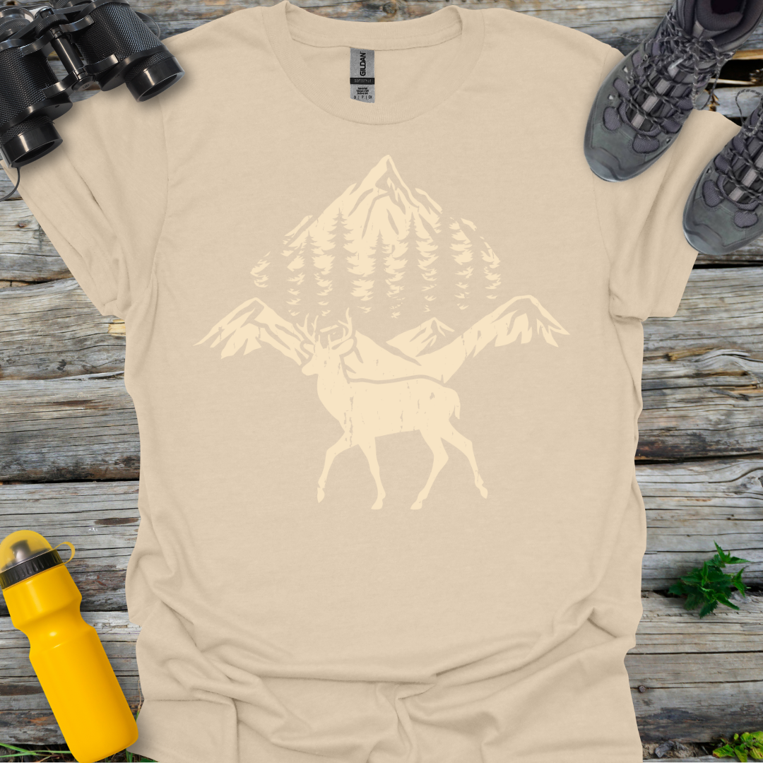 Deer and Mountains T-Shirt