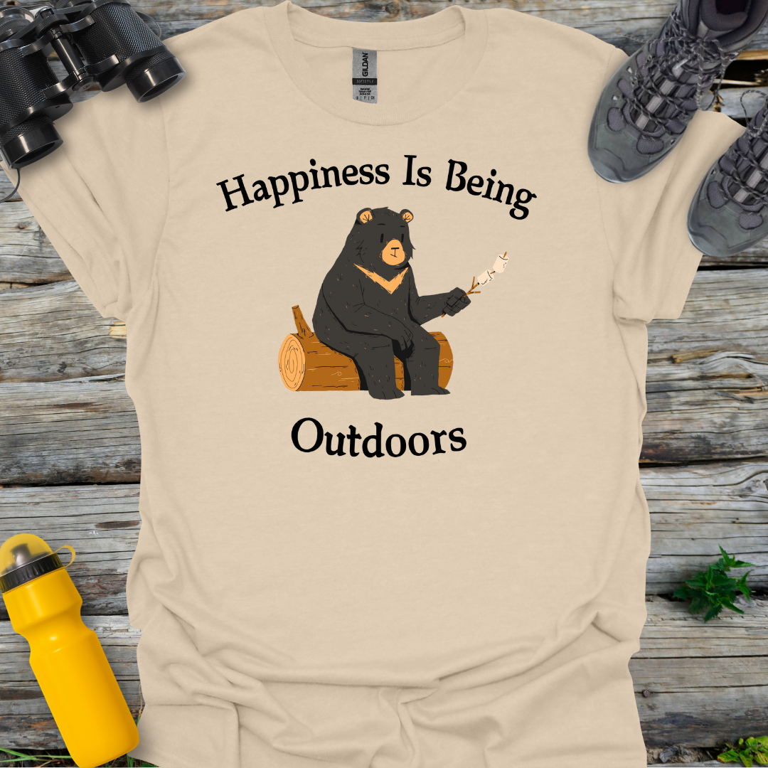 Happiness is Being Outdoors T-Shirt