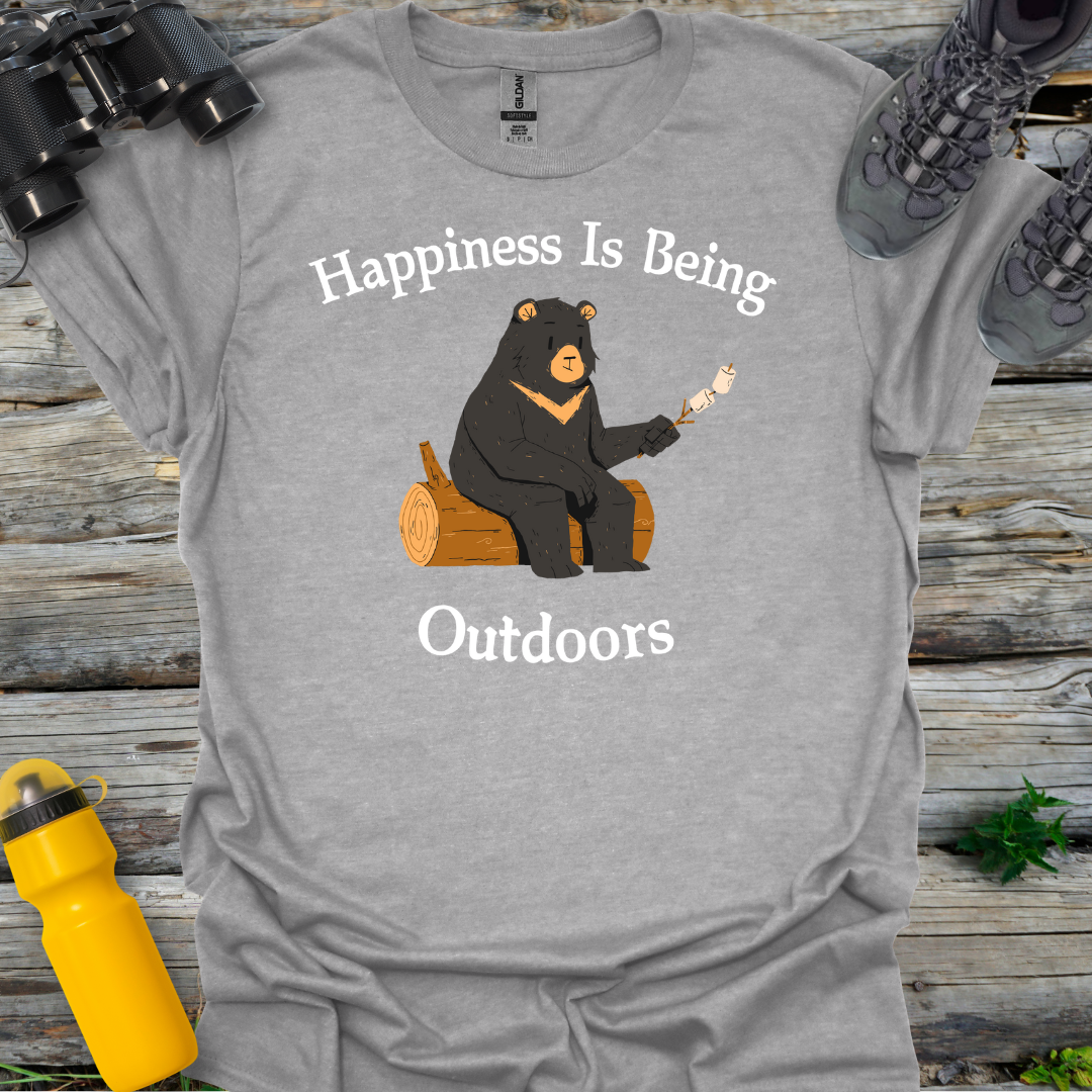 Happiness is Being Outdoors T-Shirt