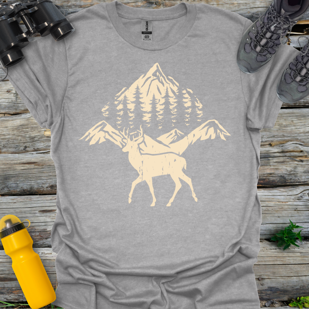 Deer and Mountains T-Shirt