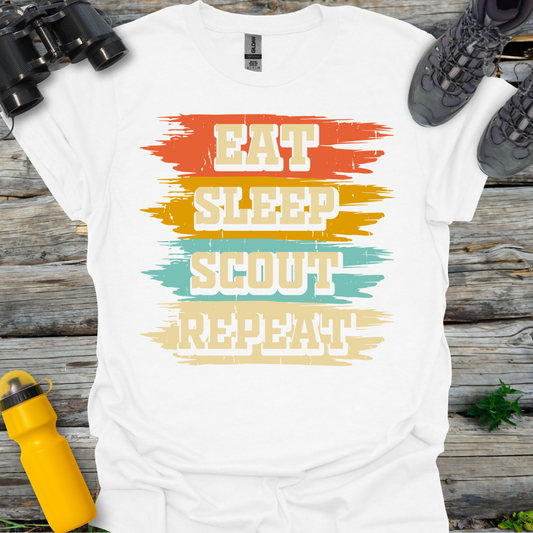 Eat Sleep Scout Repeat T-Shirt