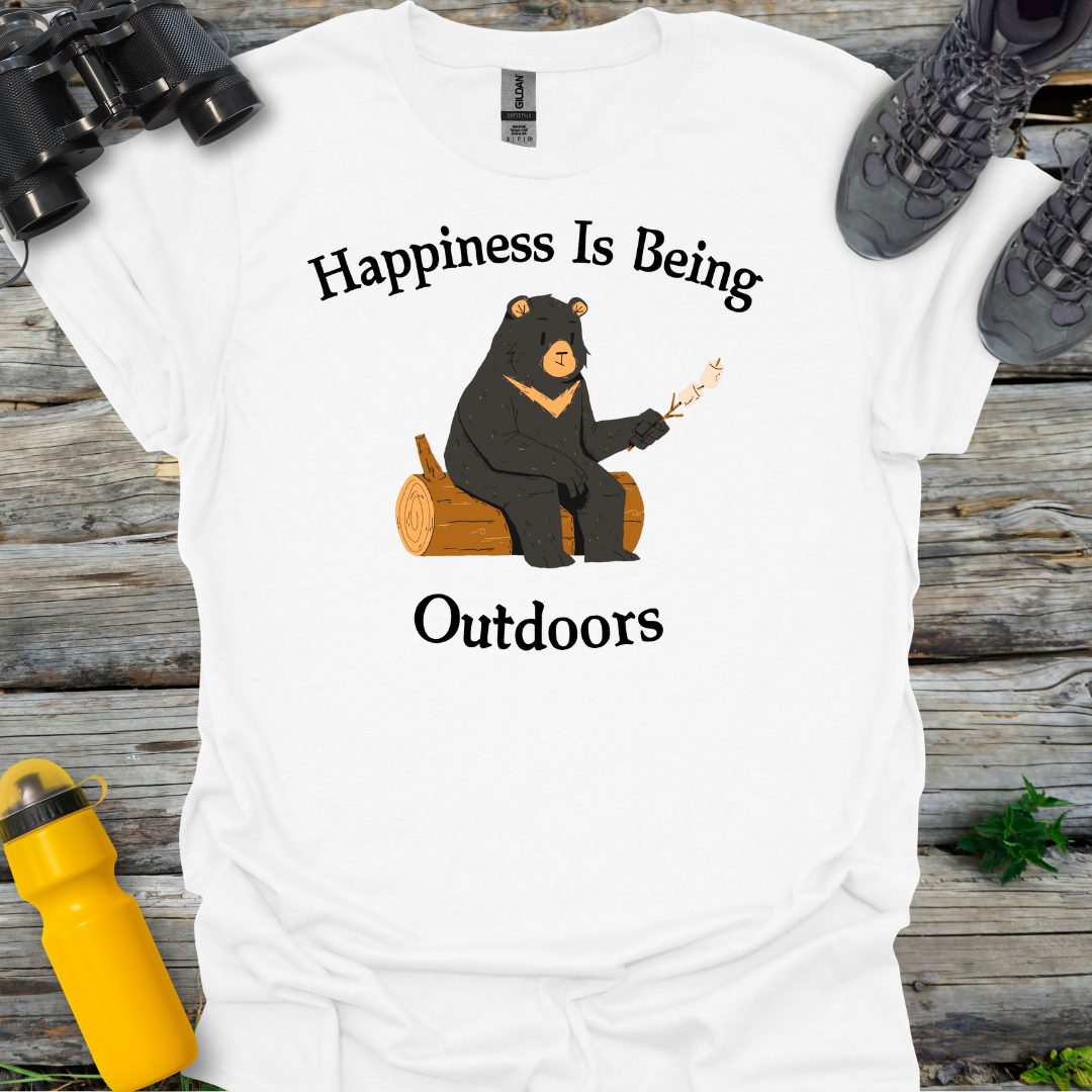 Happiness is Being Outdoors T-Shirt