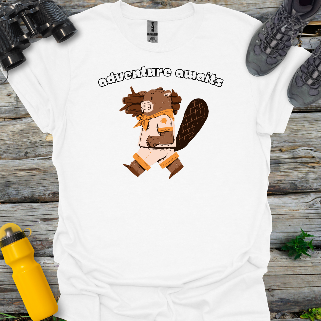 Adventure Awaits Beaver T-Shirt