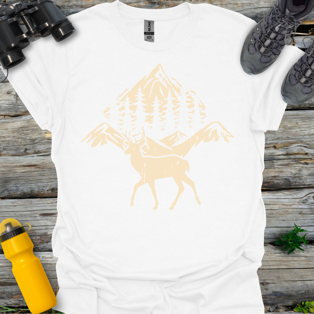 Deer and Mountains T-Shirt